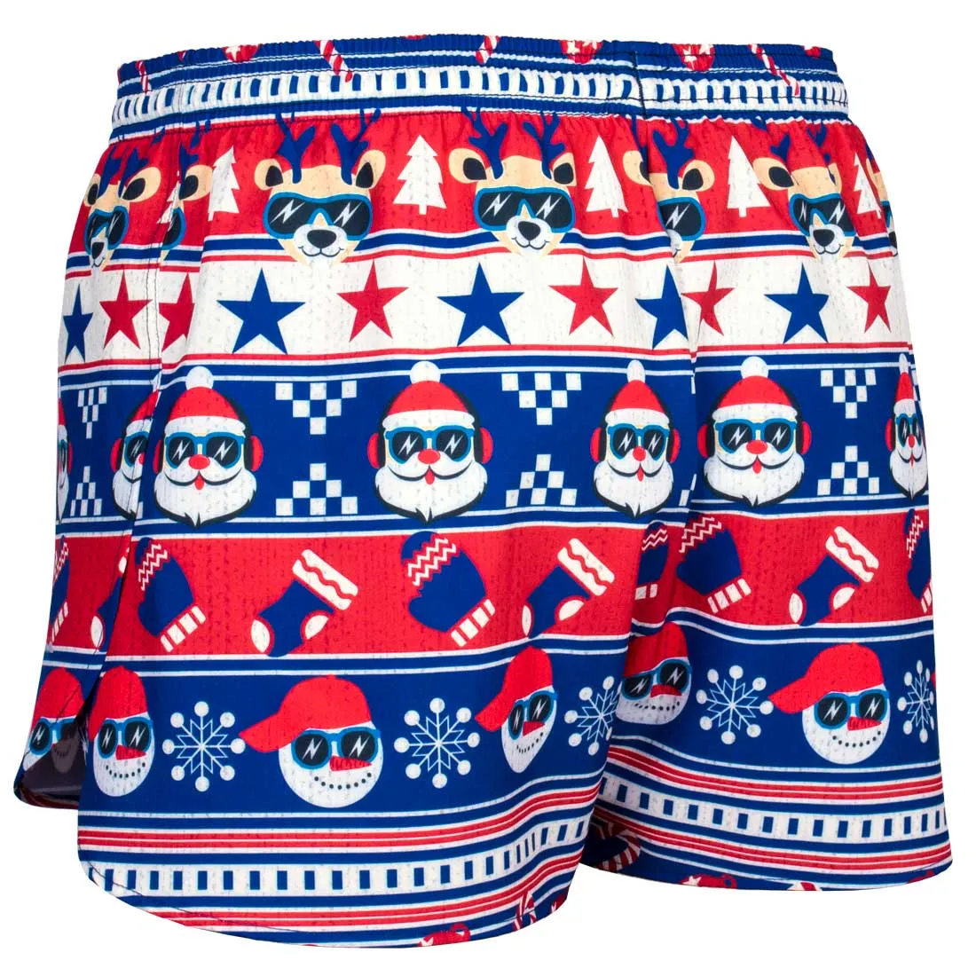 Men's Printed 3" Half Split Shorts - Uglier Sweater