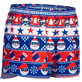 Men's Printed 3" Half Split Shorts - Uglier Sweater