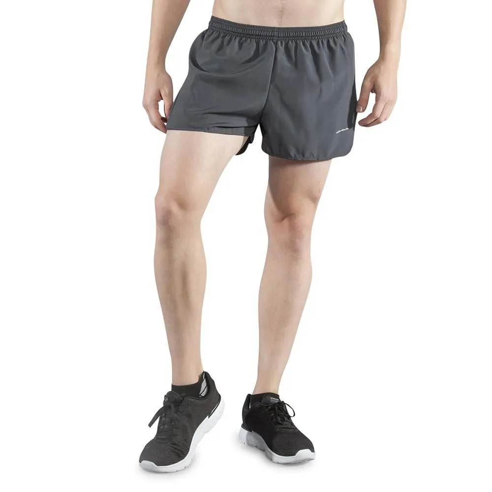 Men's Solid 3" Half Split Trainer Shorts - Titanium