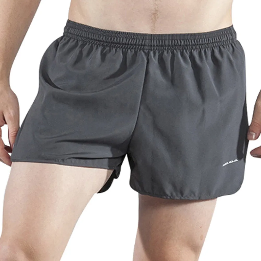 Men's Solid 3" Half Split Trainer Shorts - Titanium