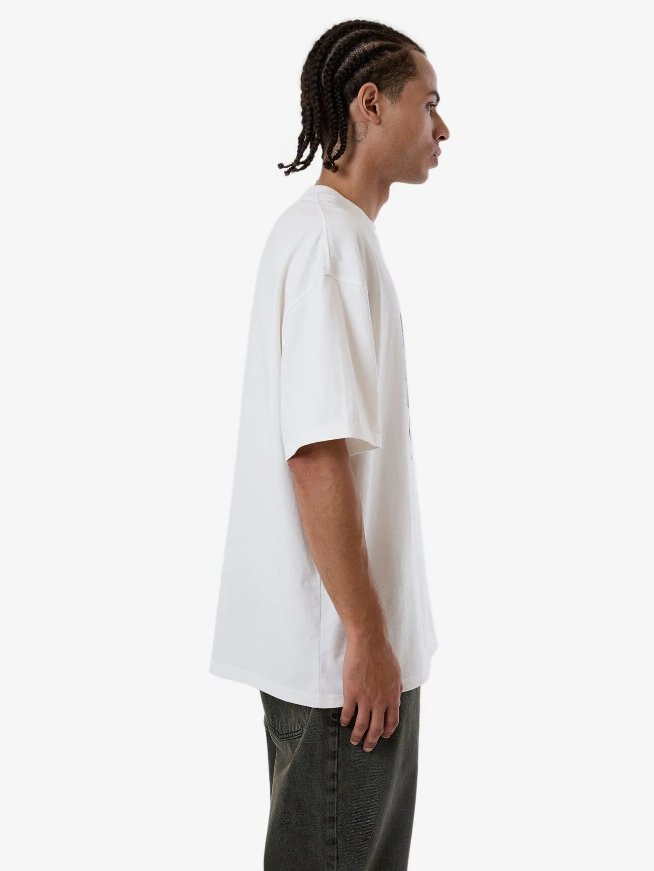 Method Box Fit Oversize Tee - Dirty White