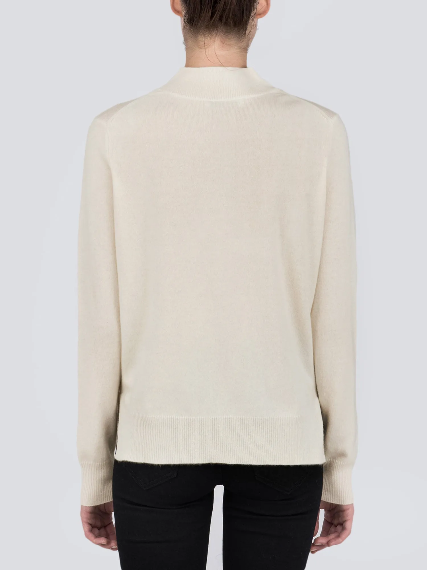 Mockneck Long sleeve_Ivory