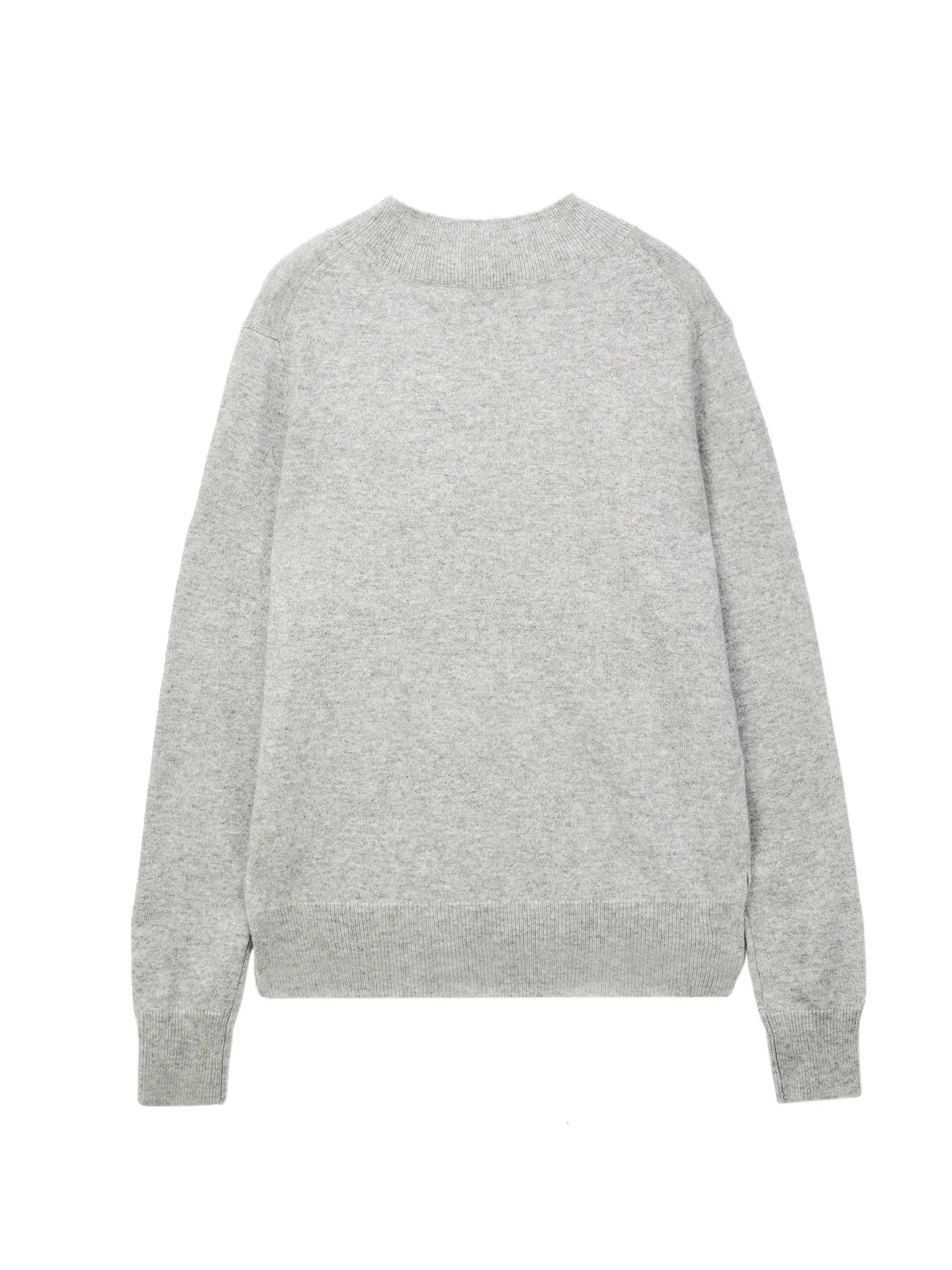 Mockneck Long sleeve_Light Grey