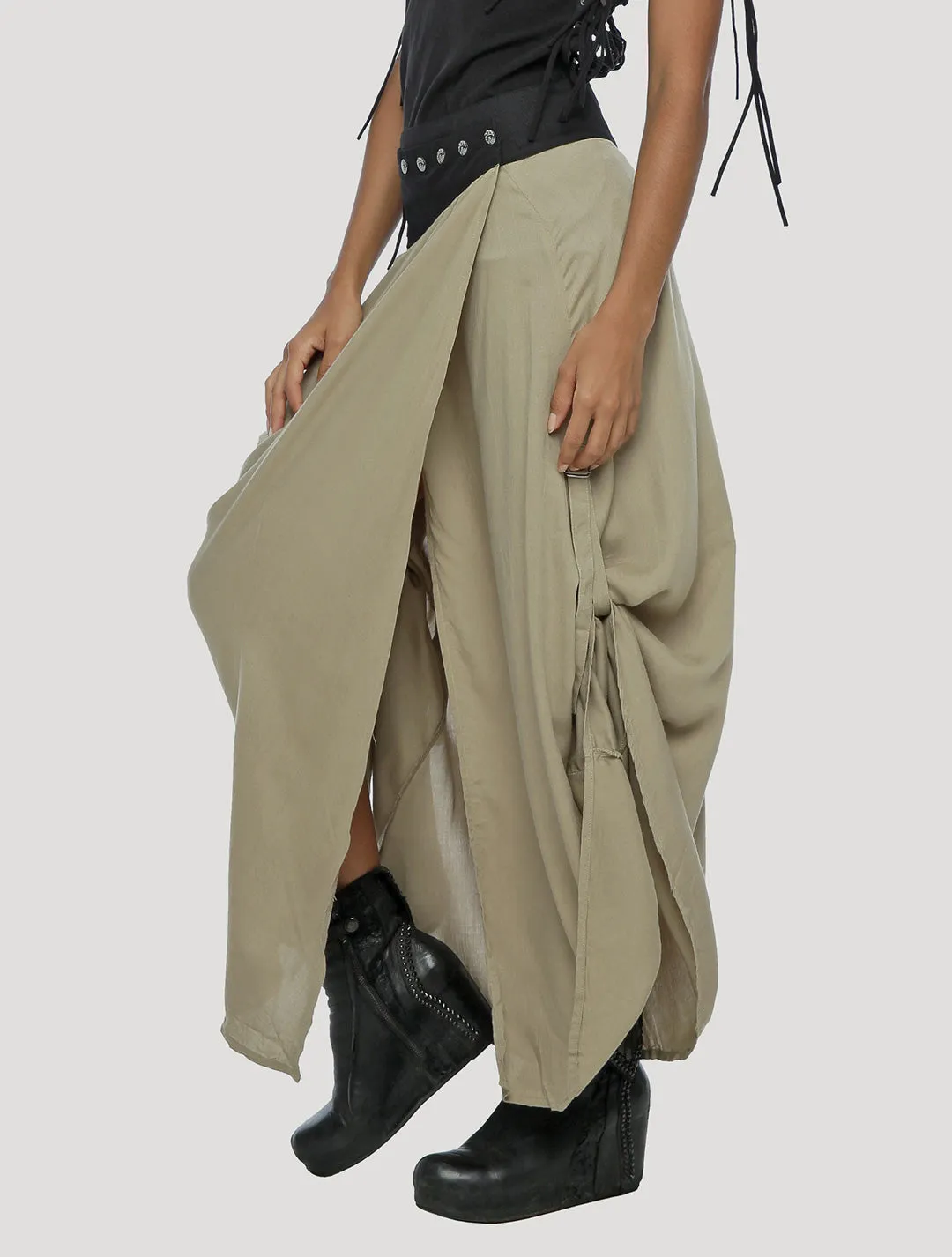 Nana Wrap Long Skirt