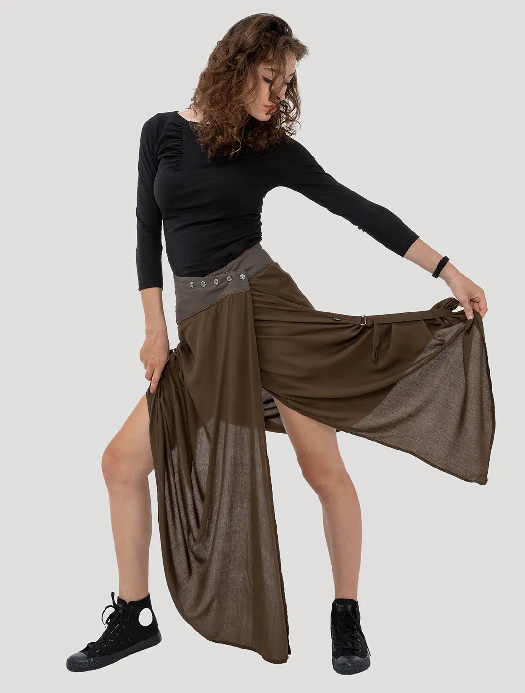 Nana Wrap Long Skirt