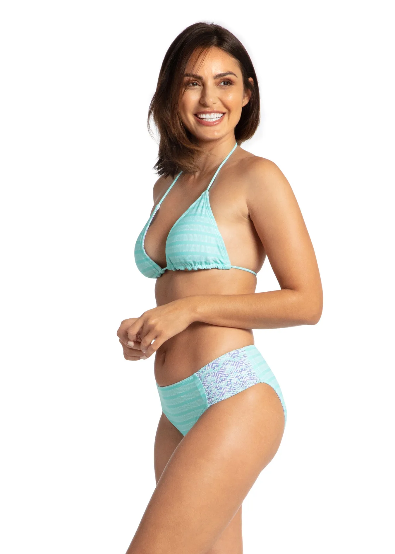 Naples Reversible Ruched Bikini Bottom