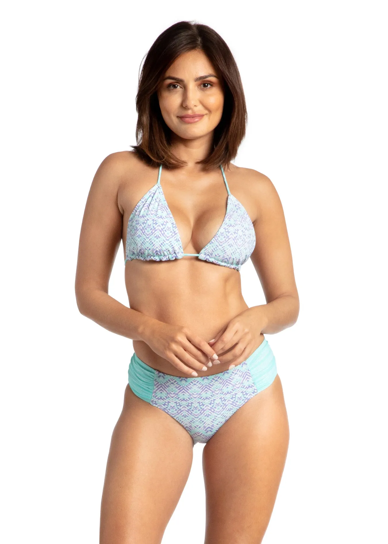 Naples Reversible Ruched Bikini Bottom