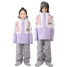 Nima Kids Snow Suits-PINK/PURPLE (Japanese Brand)