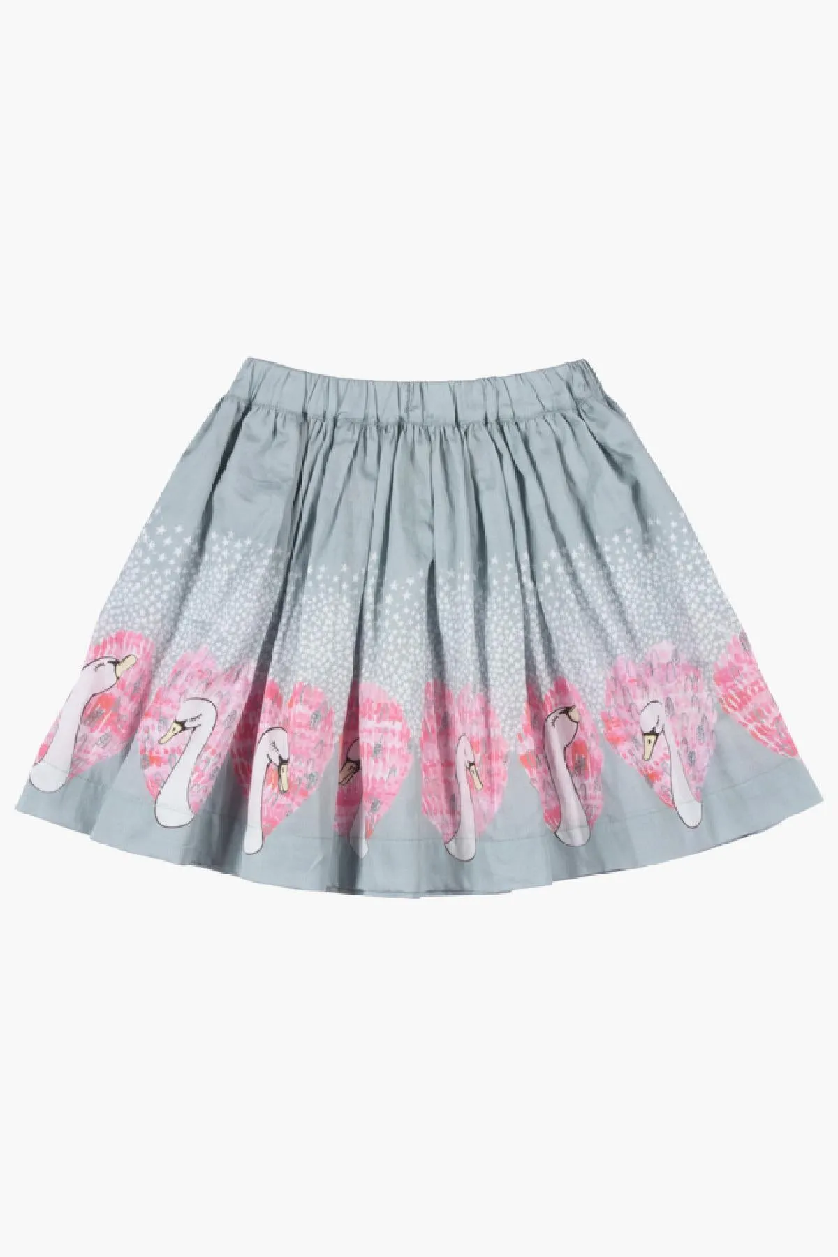 Paper Wings Heart Swans Girls Skirt