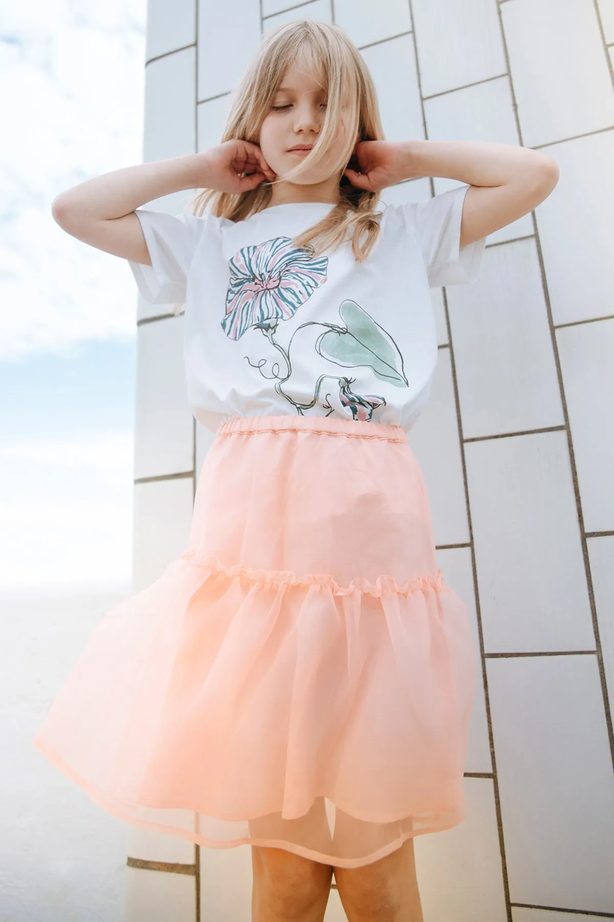 Soft Gallery Bass Girls T-Shirt - Primrose