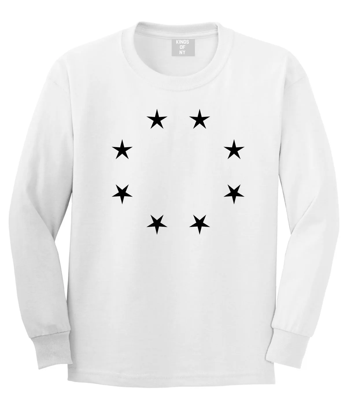 Stars Circle Goth Ghetto Long Sleeve Boys Kids T-Shirt