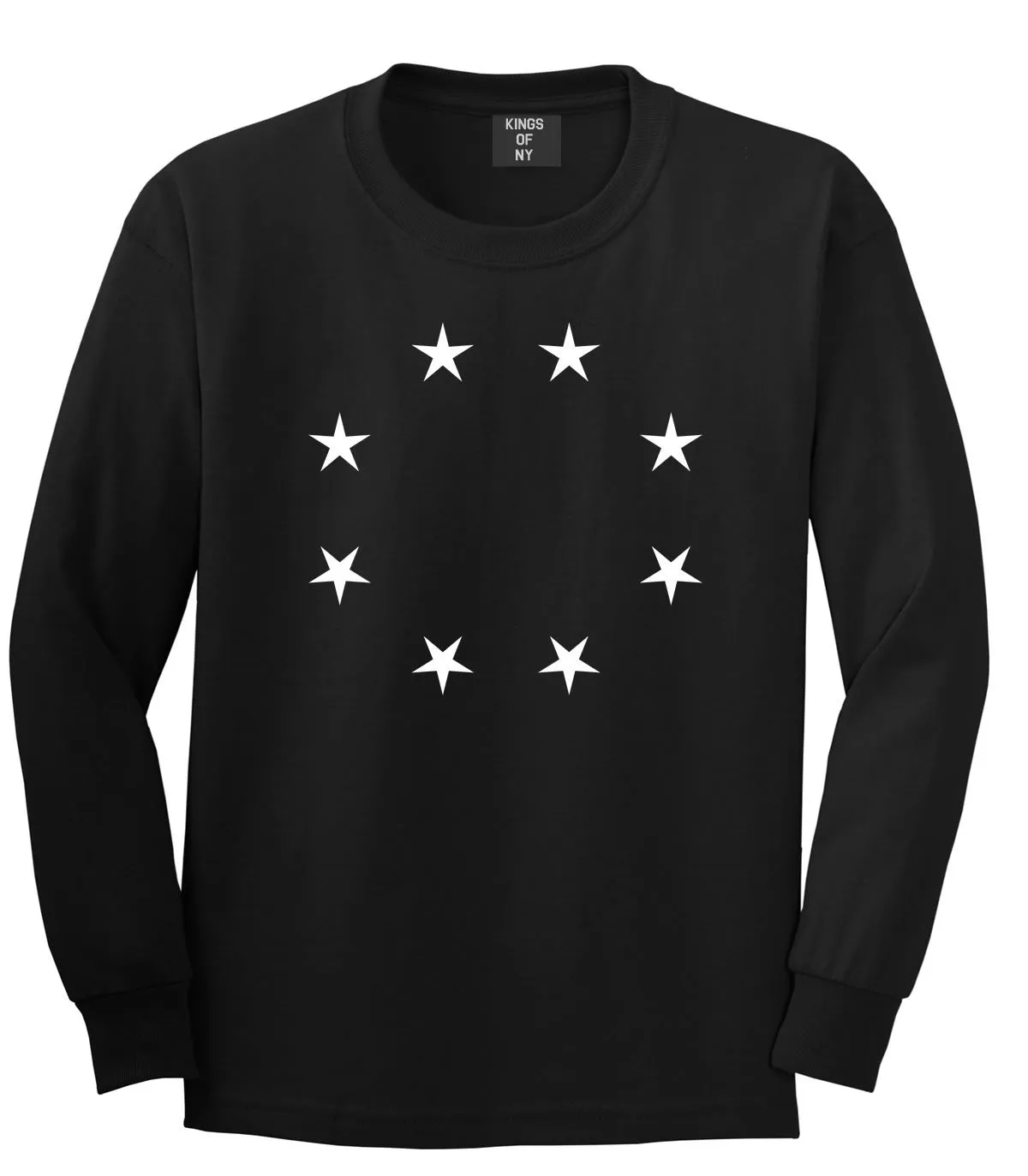 Stars Circle Goth Ghetto Long Sleeve Boys Kids T-Shirt