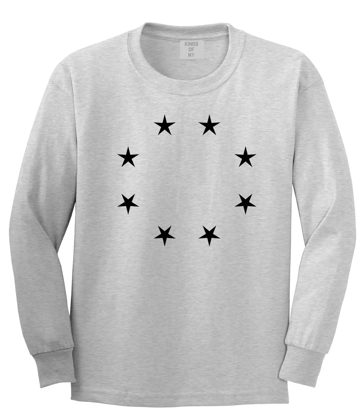 Stars Circle Goth Ghetto Long Sleeve Boys Kids T-Shirt