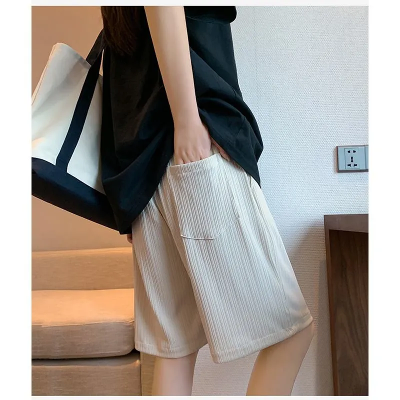 Straight Loose Fit Casual Wide-Leg Slimming Shorts