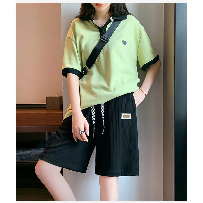 Straight Loose Fit Casual Wide-Leg Slimming Shorts