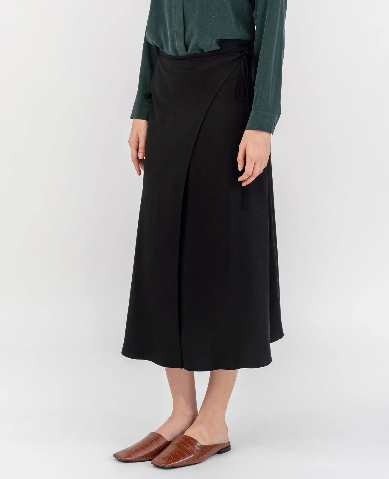 Tencel Wrap Skirt