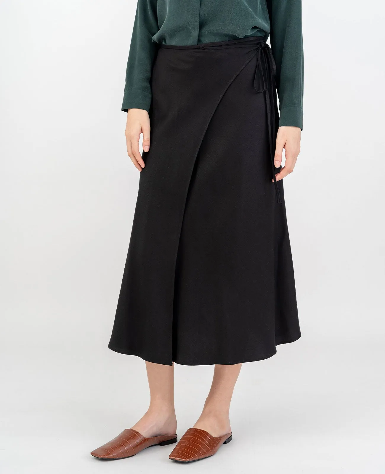 Tencel Wrap Skirt