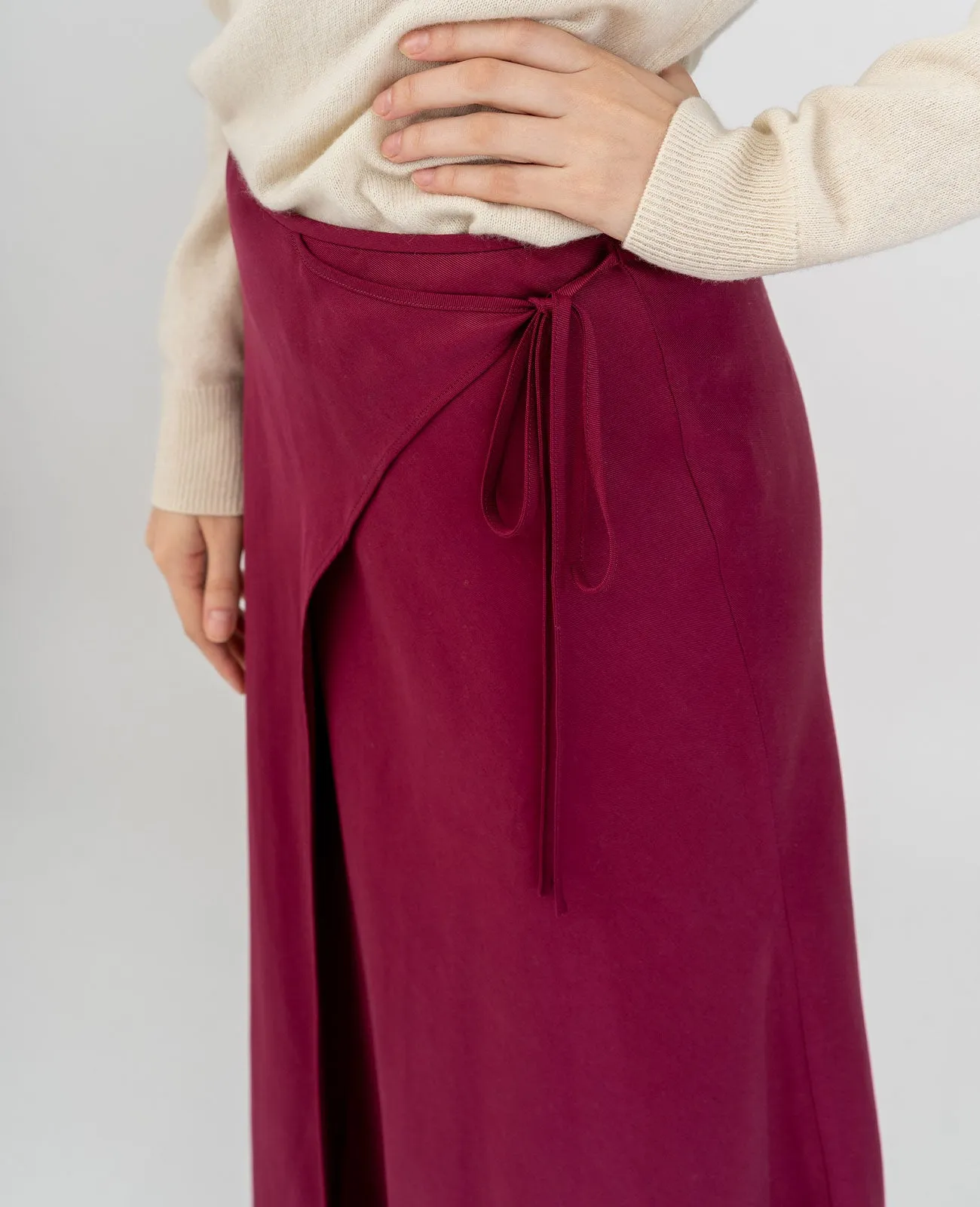 Tencel Wrap Skirt