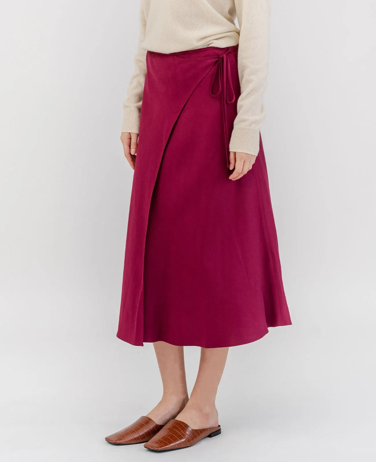 Tencel Wrap Skirt