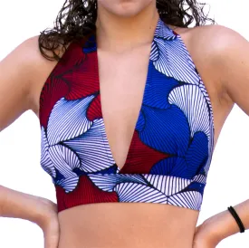 The Chroma Collection Halter Top - Red, White, and Blue