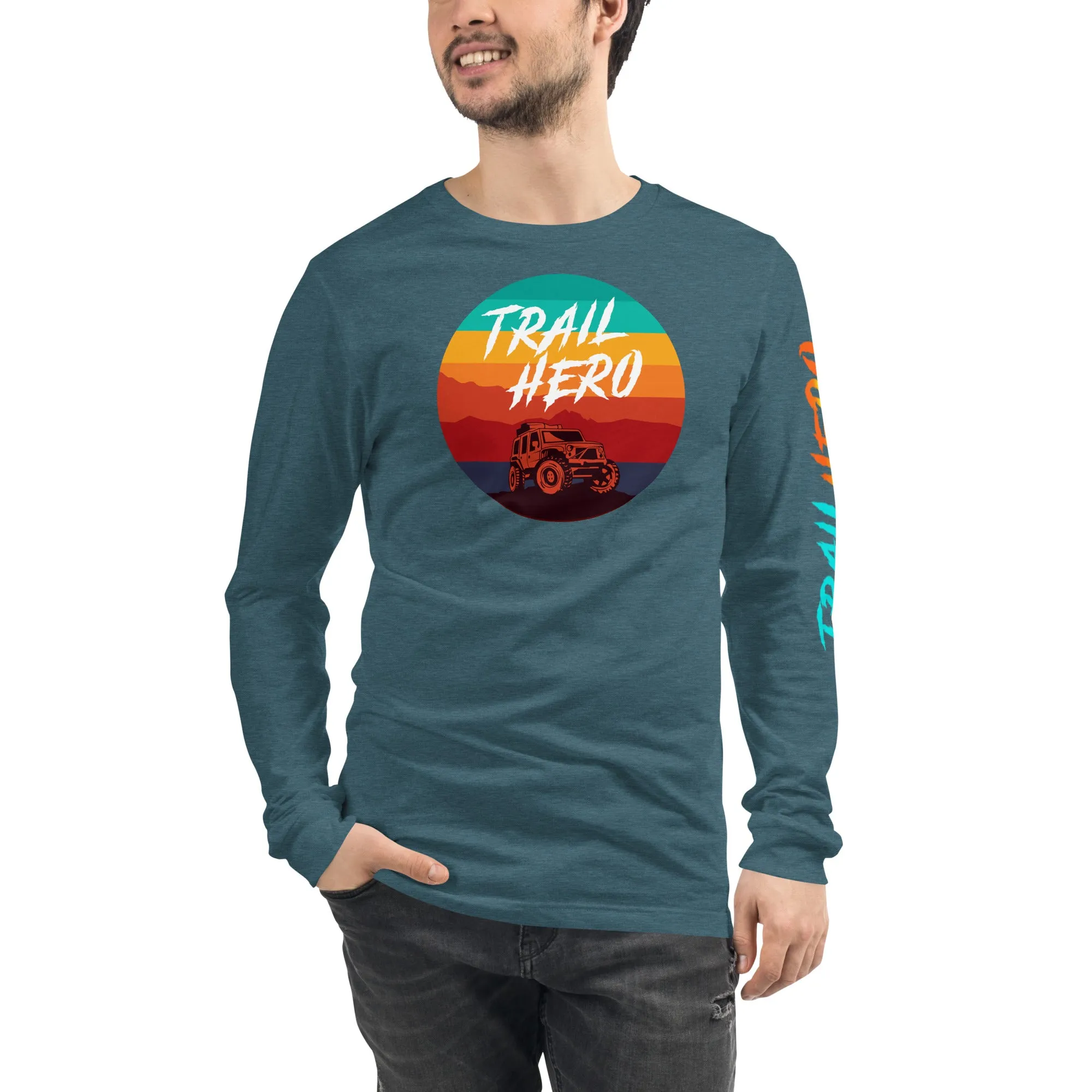 Trail Hero - Unisex - 100% Cotton Long Sleeve Tee - 7 Colors