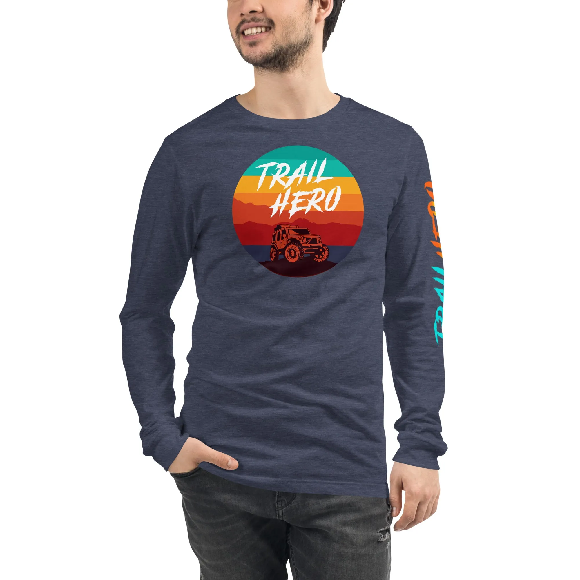 Trail Hero - Unisex - 100% Cotton Long Sleeve Tee - 7 Colors