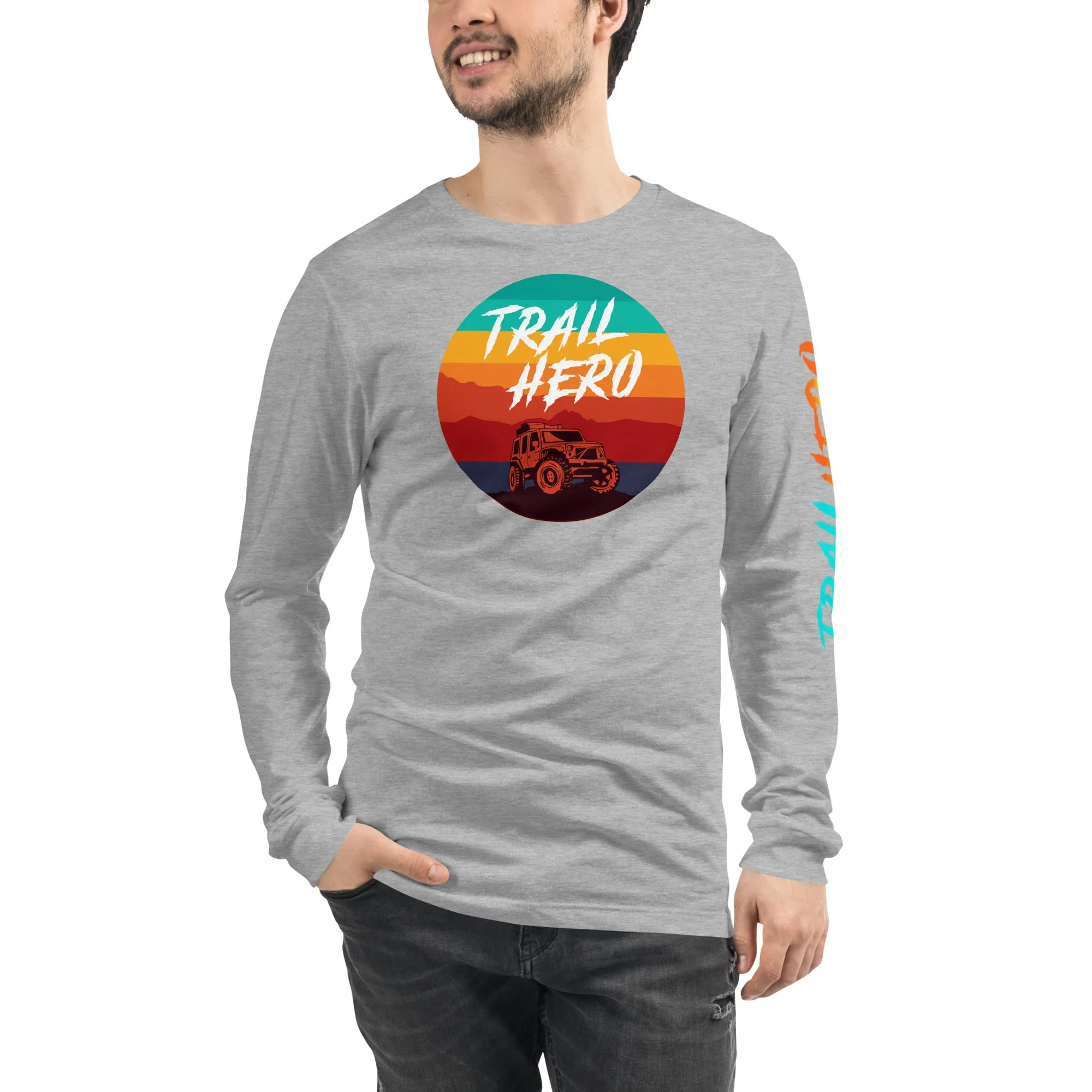 Trail Hero - Unisex - 100% Cotton Long Sleeve Tee - 7 Colors