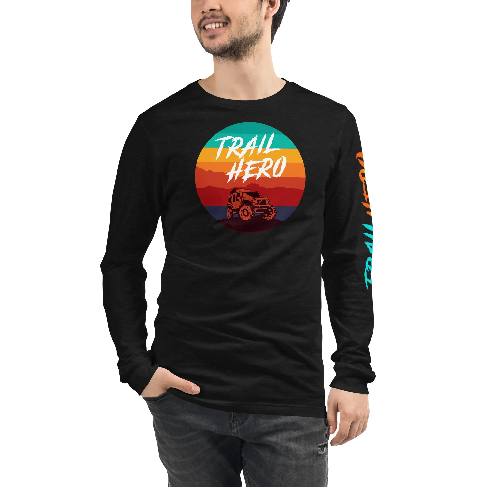 Trail Hero - Unisex - 100% Cotton Long Sleeve Tee - 7 Colors