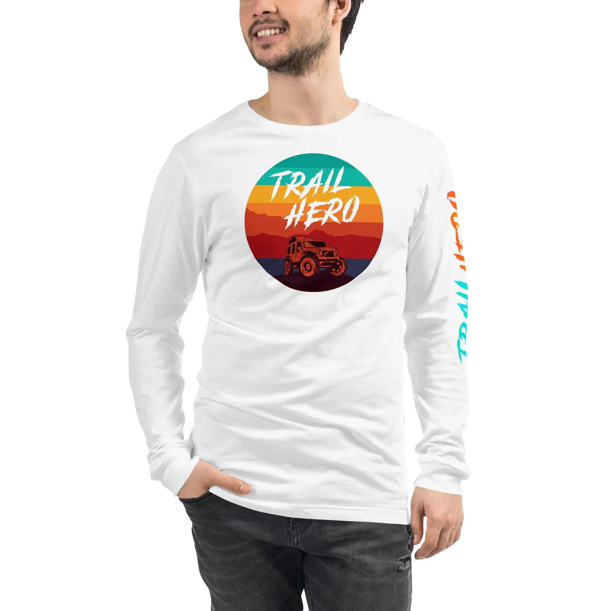 Trail Hero - Unisex - 100% Cotton Long Sleeve Tee - 7 Colors