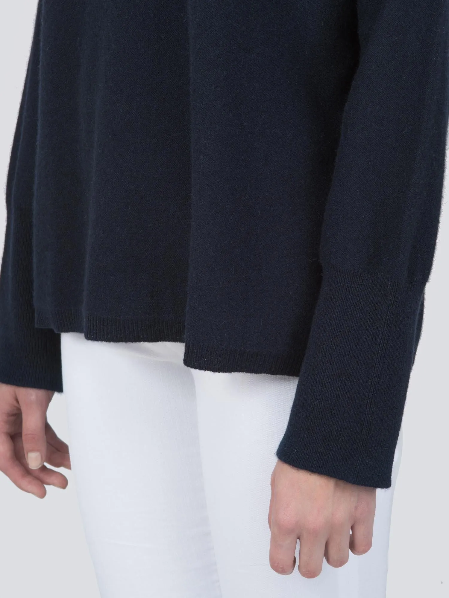 Turtleneck Loosefit Tunic_Dark Navy