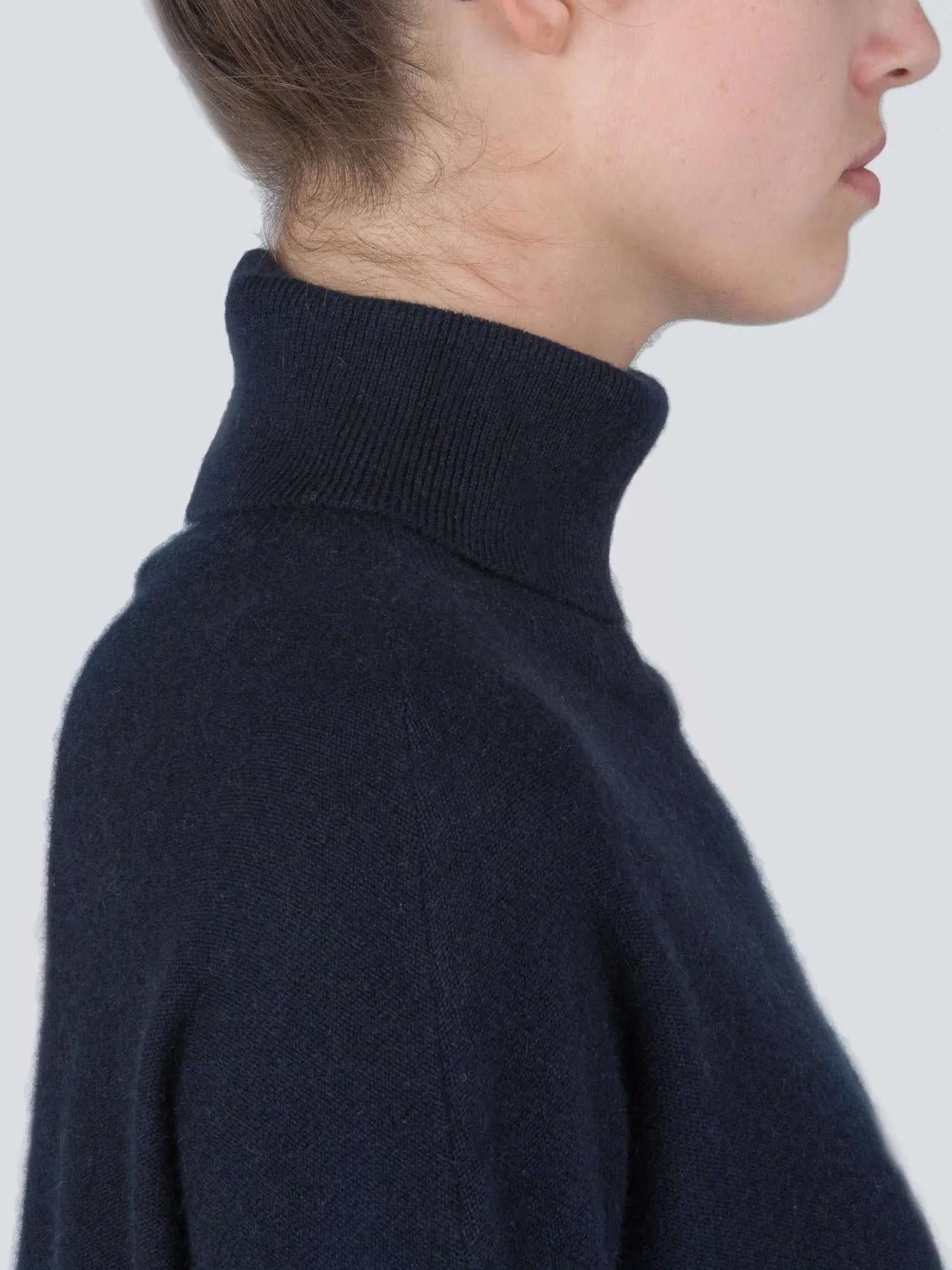 Turtleneck Loosefit Tunic_Dark Navy