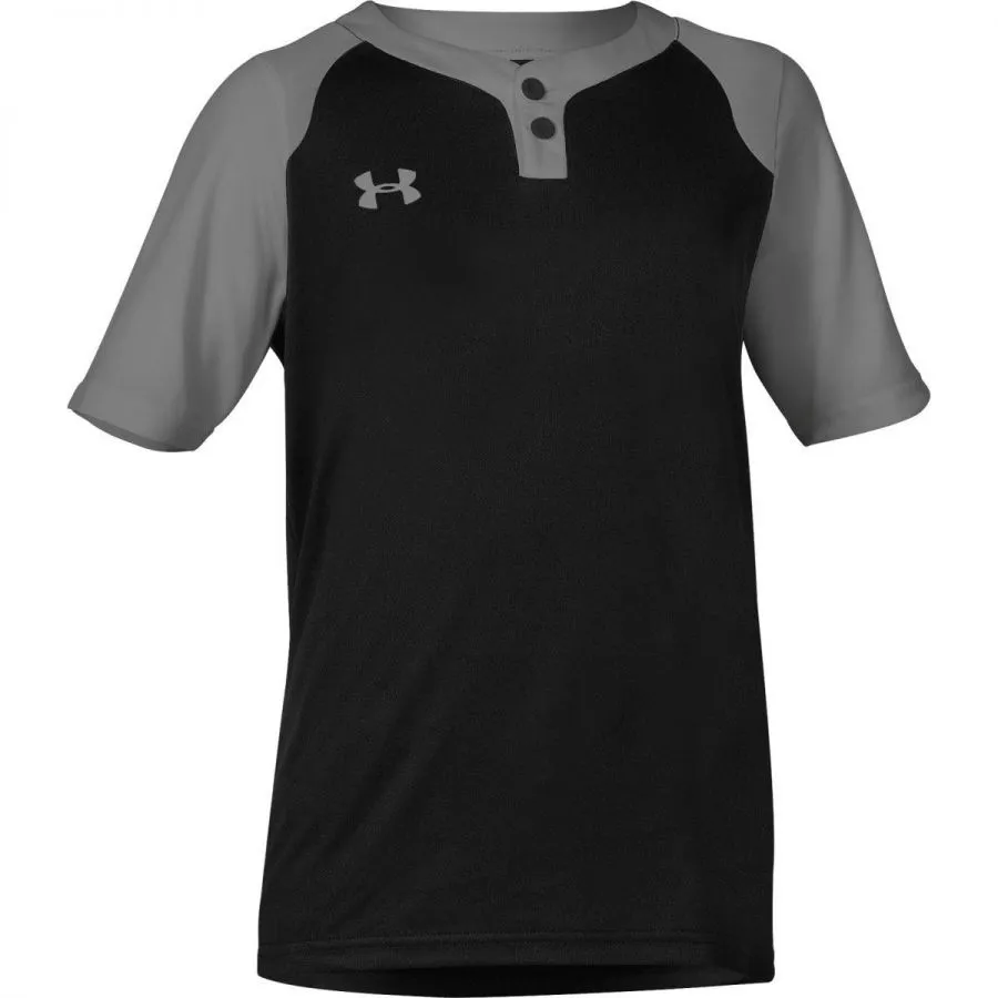 Under Armour Mens Next 2-Button Baseball Jersey