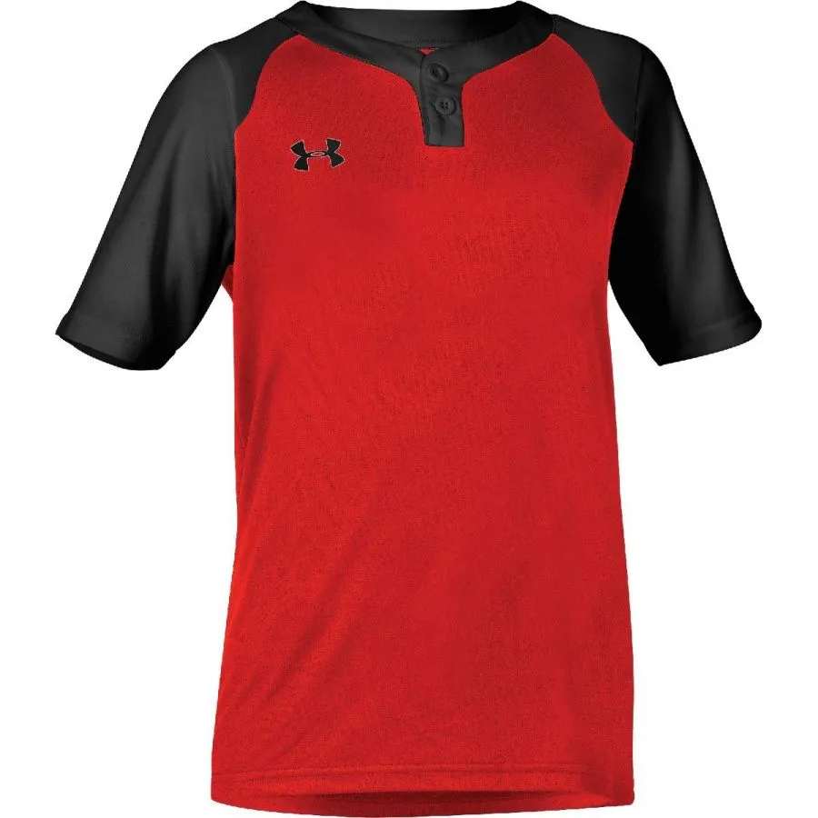 Under Armour Mens Next 2-Button Baseball Jersey