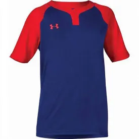 Under Armour Mens Next 2-Button Baseball Jersey