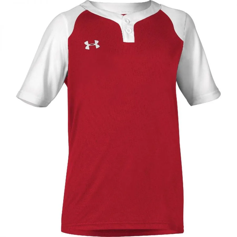 Under Armour Mens Next 2-Button Baseball Jersey