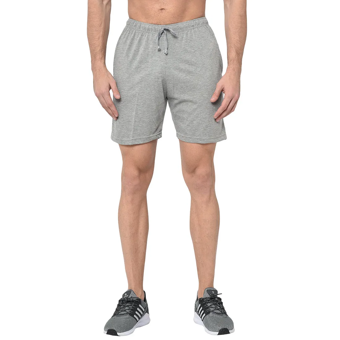 Vimal Jonney Silver Shorts For Men's