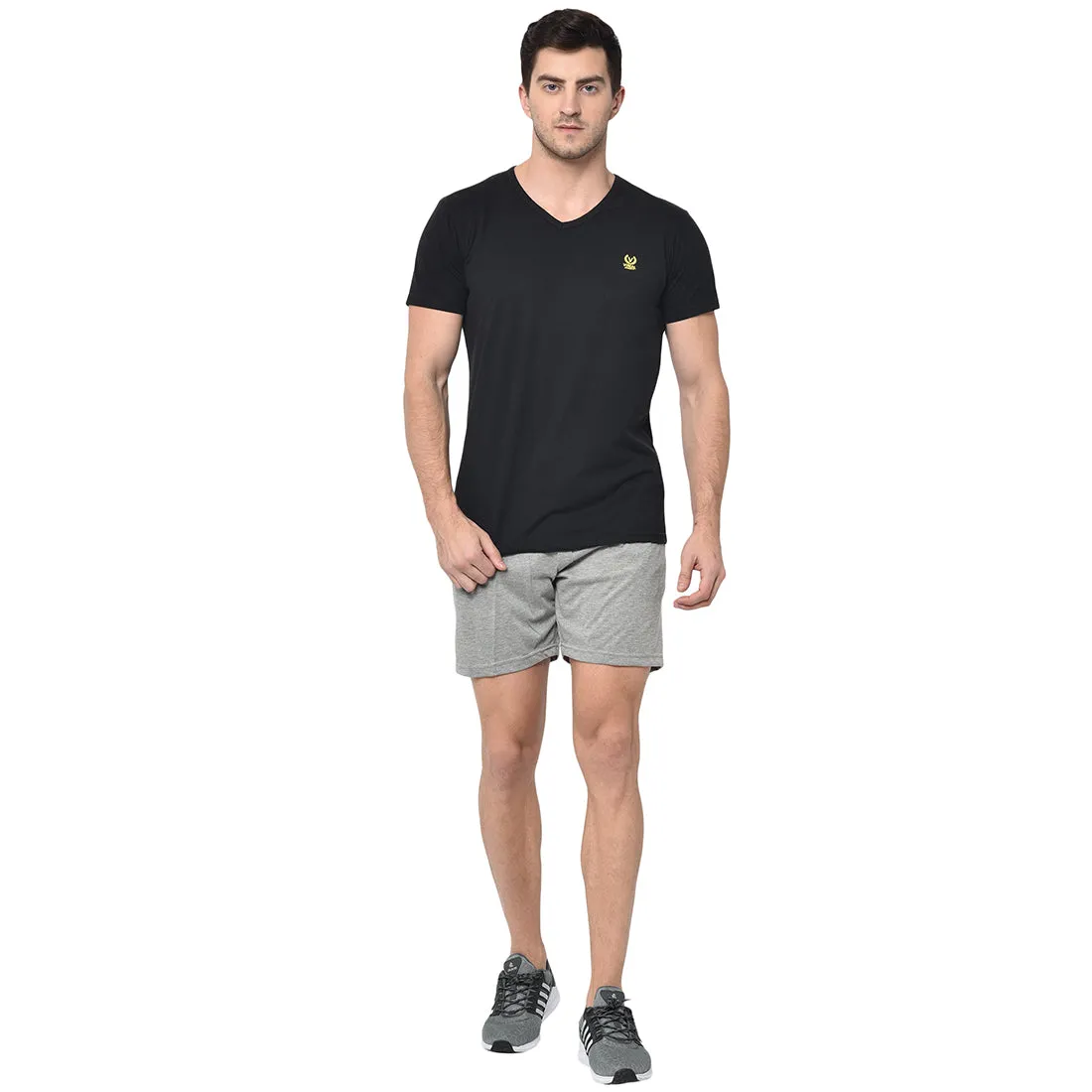 Vimal Jonney Silver Shorts For Men's