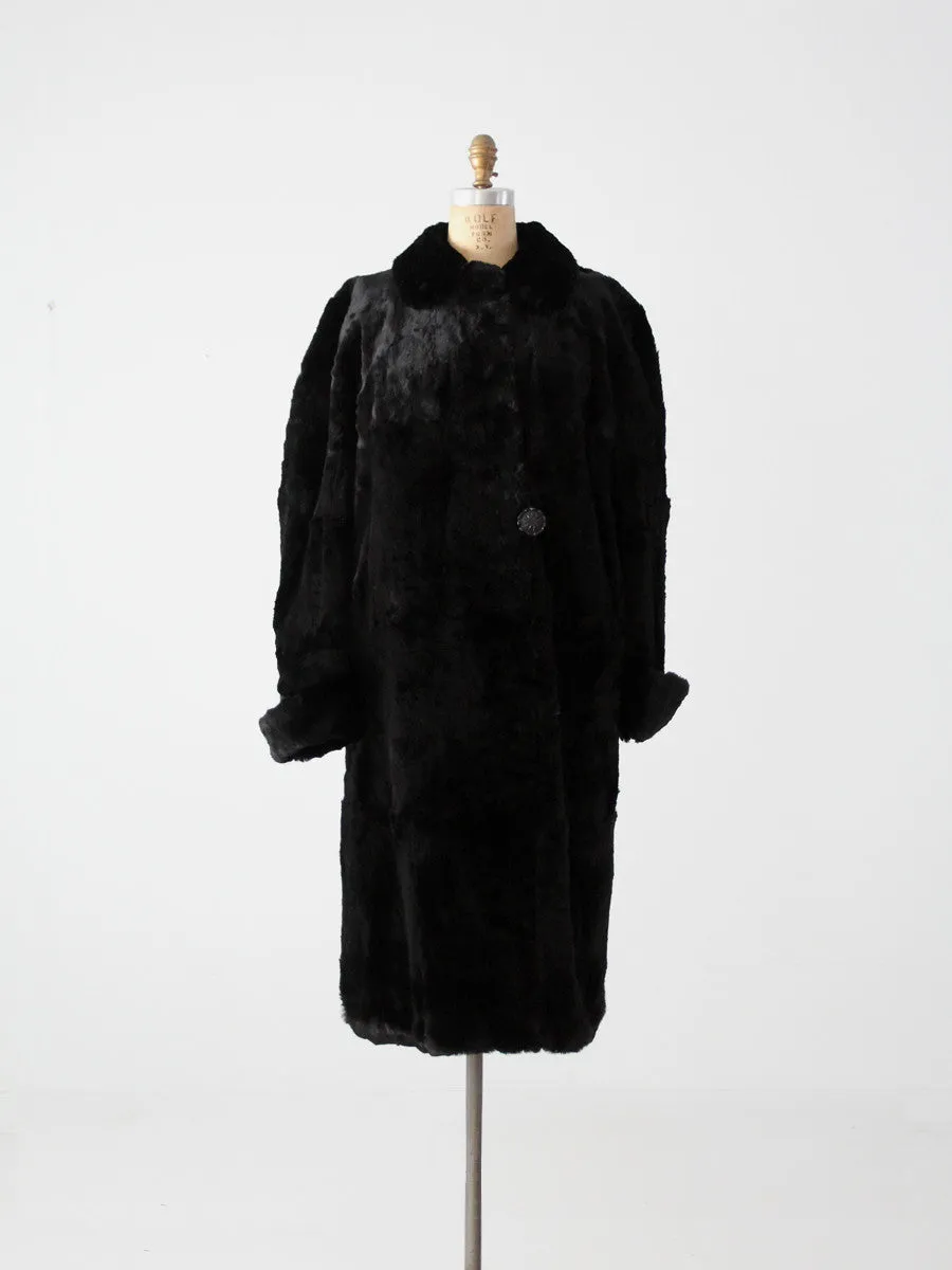 vintage 30s fur coat